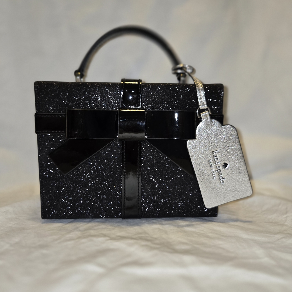 Kate Spade Black Glitter Handbag